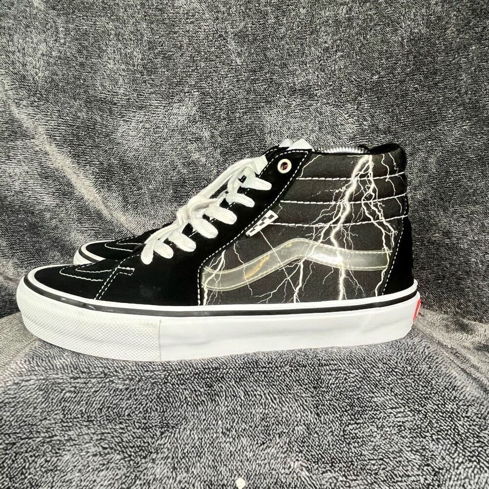 Vans x Primitive Skate Sk8-Hi Black Skate Shoes Men’s 7.5 - Picture 1 of 8